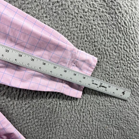 Ralph Lauren Shirt Men's Medium Pink Plaid Plaid Checkered Button Down Pony NEW - Picture 5 of 12
